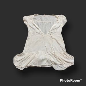 SIZE M Old navy white/cream flowy mini dress